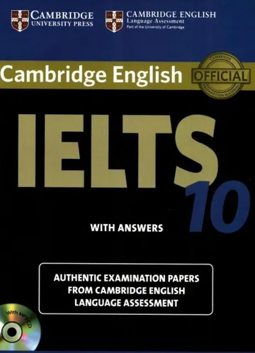 Cambridge IELTS-10 লেখক Cambridge Press, বইয়ের প্রচ্ছদ