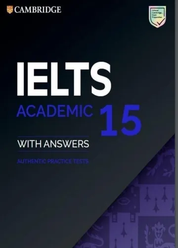 Cambridge IELTS-15 লেখক Cambridge Press, বইয়ের প্রচ্ছদ