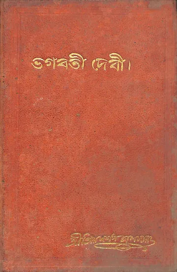 বিদ্যাসাগর জননী ভগবতী দেবী লেখক প্রিয়দর্শন হালদার, বইয়ের প্রচ্ছদ