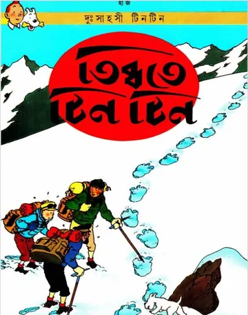 Tibbote Tintin লেখক Georges Prosper Remi, বইয়ের প্রচ্ছদ