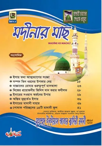 Madinar Mach লেখক মুহাম্মদ ইলিয়াছ আত্তার কাদরী রাজাভি, বইয়ের প্রচ্ছদ