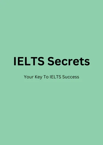 IELTS Secrets, বইয়ের প্রচ্ছদ