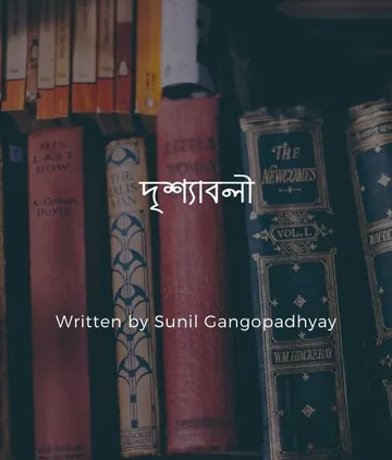 দৃশ্যাবলী লেখক সুনীল গঙ্গোপাধ্যায়, বইয়ের প্রচ্ছদ