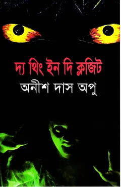The Thing in the Closet লেখক Anish Das Apu, বইয়ের প্রচ্ছদ