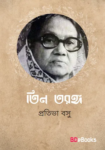 Tin Taranga লেখক Protiva Bose, বইয়ের প্রচ্ছদ