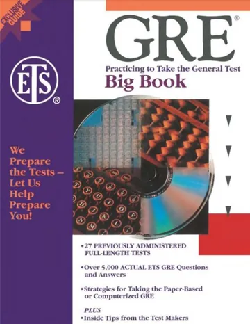 GRE Big Book, বইয়ের প্রচ্ছদ