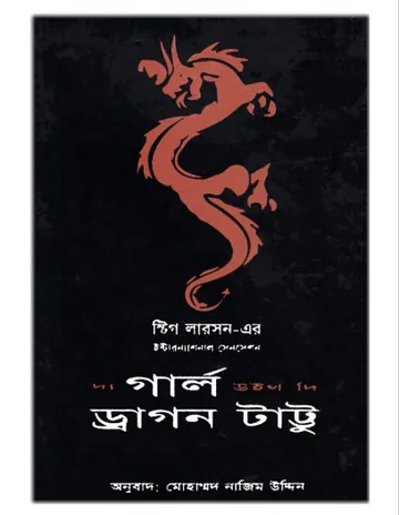 The Girl with the Dragon Tattoo লেখক Mohammad Nazim Uddin, বইয়ের প্রচ্ছদ