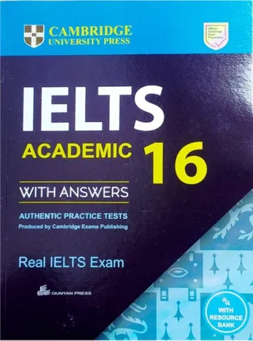 Cambridge IELTS-16 লেখক Cambridge Press, বইয়ের প্রচ্ছদ