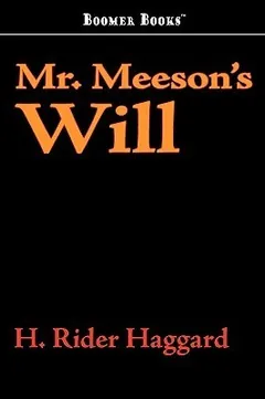 Mr Meesons Will Bangla Translated Book লেখক Henry Rider Haggard, বইয়ের প্রচ্ছদ