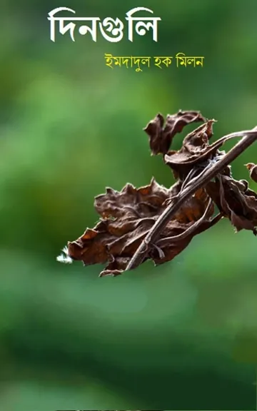 দিনগুলি লেখক ইমদাদুল হক মিলন, বইয়ের প্রচ্ছদ