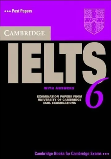 Cambridge IELTS-6 লেখক Cambridge Press, বইয়ের প্রচ্ছদ