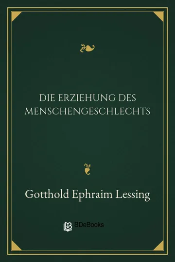 Die Erziehung des Menschengeschlechts von Gotthold Ephraim Lessing, Buchcover