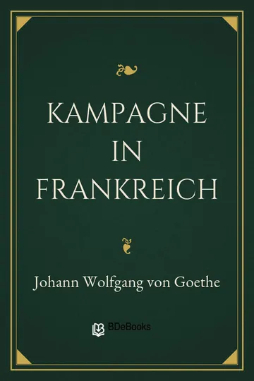 Kampagne in Frankreich von Johann Wolfgang von Goethe, Buchcover