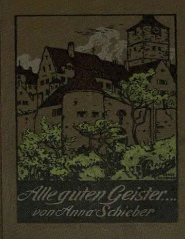 Alle guten Geister..., Roman von Anna Schieber, Buchcover
