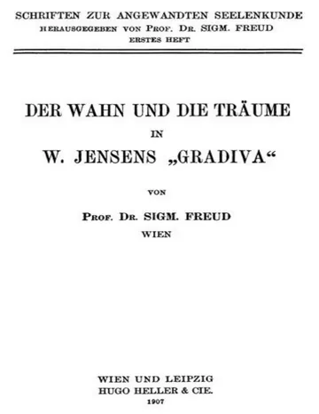 Der Wahn und die Träume in W. Jensens »Gradiva« von Sigmund Freud, Buchcover