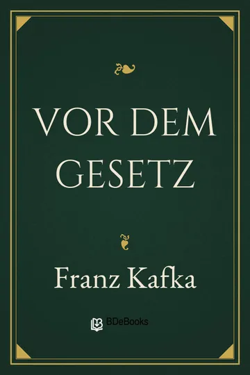Vor dem Gesetz von Franz Kafka, Buchcover