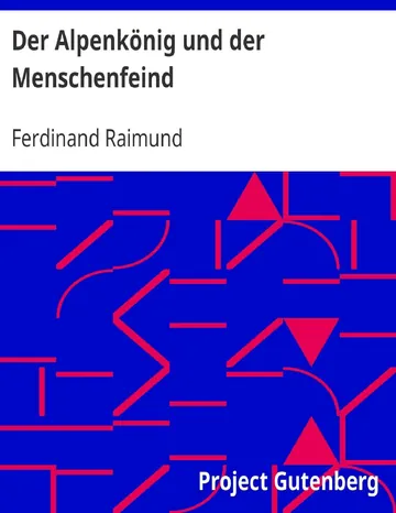 Der Alpenkönig und der Menschenfeind von Ferdinand Raimund, Buchcover