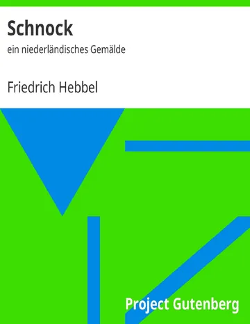 Schnock von Friedrich Hebbel, Buchcover