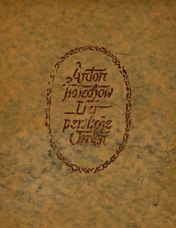 Der persische Orden und andere Grotesken von Anton Tschechow, Buchcover
