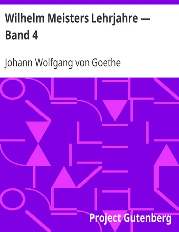 Wilhelm Meisters Lehrjahre: Viertes Buch von Johann Wolfgang von Goethe, Buchcover