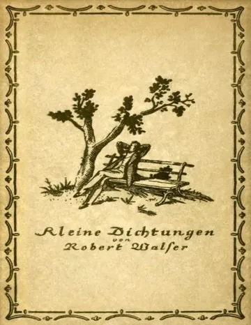 Kleine Dichtungen von Robert Walser, Buchcover