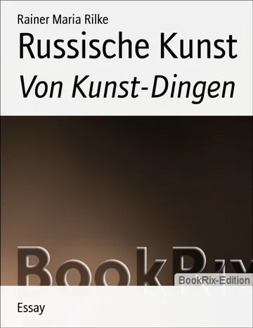 Russische Kunst von Rainer Maria Rilke, Buchcover