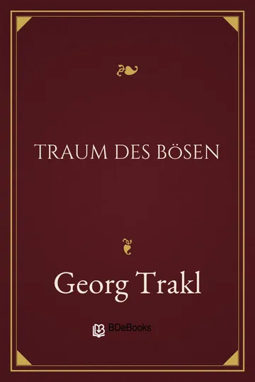 Traum des Bösen von Georg Trakl, Buchcover