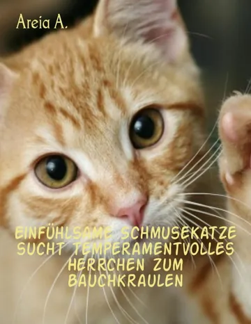 Einfühlsame Schmusekatze sucht temperamentvolles Herrchen zum Bauchkraulen von Areia A., Buchcover