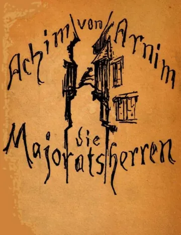 Die Majoratsherren von Achim von Arnim, Buchcover