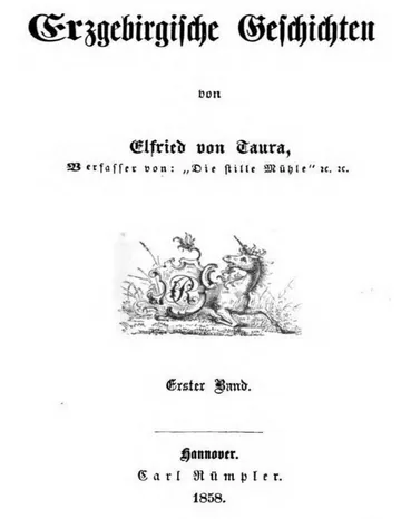 Erzgebirgische Geschichten, Erster Band von August Peters, Buchcover