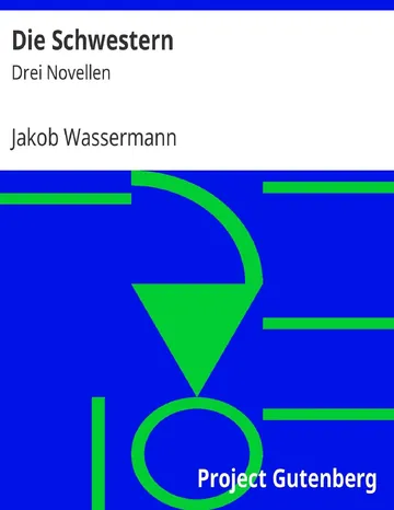 Die Schwestern von Jakob Wassermann, Buchcover