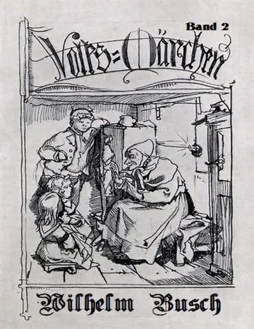 Volksmärchen von Wilhelm Busch, Buchcover