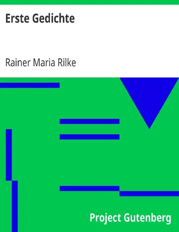 Erste Gedichte von Rainer Maria Rilke, Buchcover