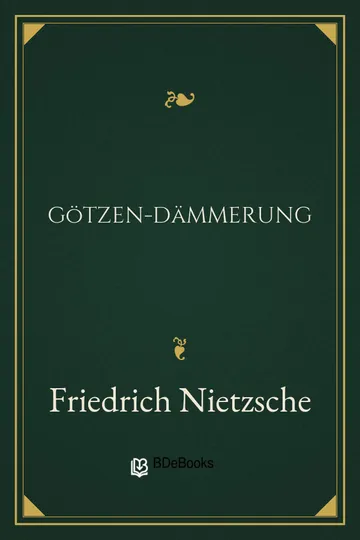 Götzen-Dämmerung von Friedrich Nietzsche, Buchcover