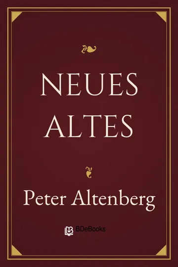 Neues Altes von Peter Altenberg, Buchcover