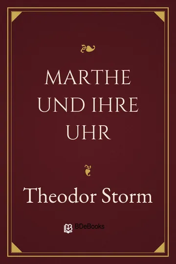 Marthe und ihre Uhr von Theodor Storm, Buchcover