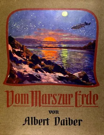 Vom Mars zur Erde von Albert Daiber, Buchcover