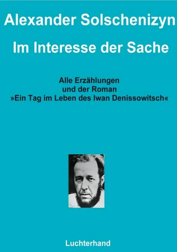 Ein Tag im Leben des Iwan Denissowitsch von Alexander Solschenizyn, Buchcover