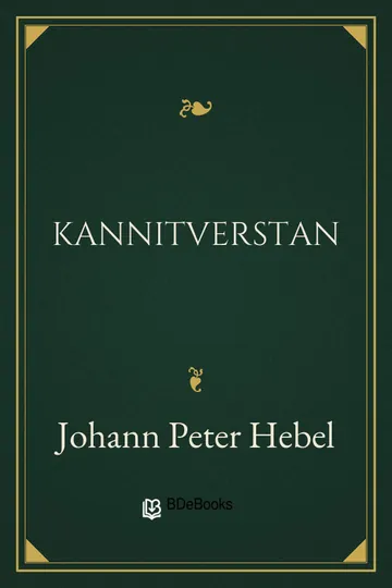 Kannitverstan von Johann Peter Hebel, Buchcover