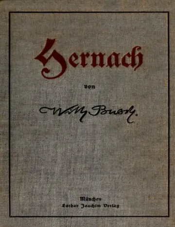 Hernach von Wilhelm Busch, Buchcover