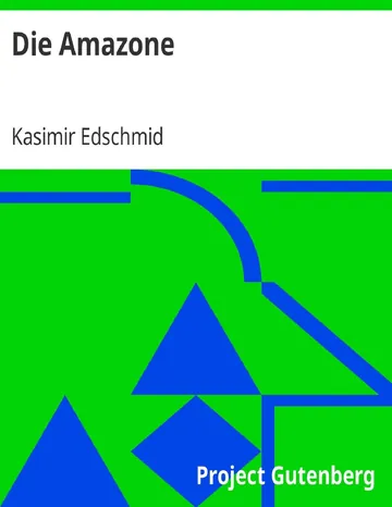 Die Amazone von Kasimir Edschmid, Buchcover