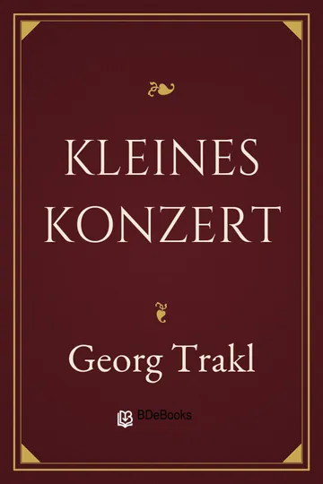 Kleines Konzert von Georg Trakl, Buchcover