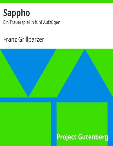 Sappho von Franz Grillparzer, Buchcover