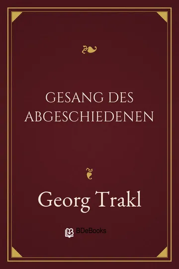 Gesang des Abgeschiedenen von Georg Trakl, Buchcover