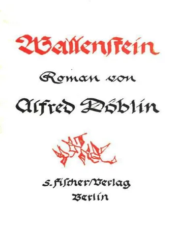 Wallenstein: Zweiter Band von Alfred Döblin, Buchcover