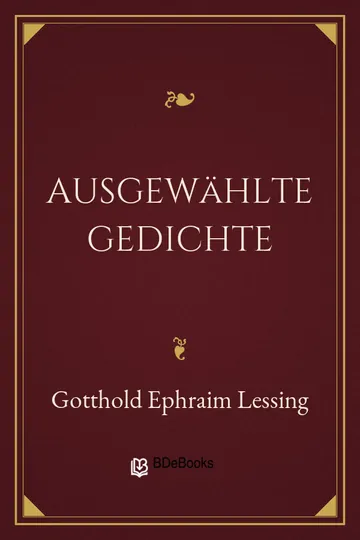 Ausgewählte Gedichte von Gotthold Ephraim Lessing, Buchcover
