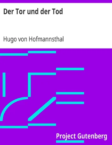 Der Tor und der Tod von Hugo von Hofmannsthal, Buchcover