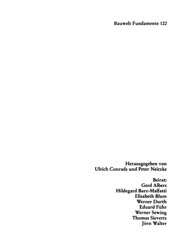 Italienische Gedanken, weitergedacht von Alison und Peter Smithson, Buchcover