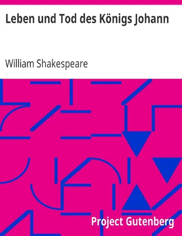 Leben und Tod des Königs Johann von William Shakespeare, Buchcover
