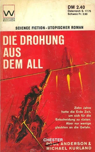Die Drohung aus dem All von Chester Anderson, Buchcover
